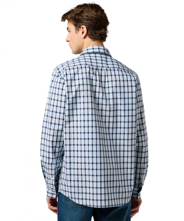 MESKA KOSZULA WRANGLER 1 PKT SHIRT CERULEAN 112371552
