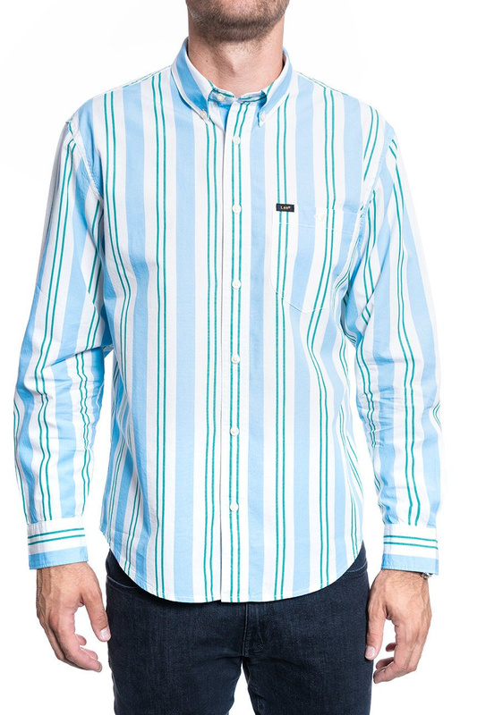 KOSZULA MĘSKA LEE RIVETED SHIRT SKY BLUE L66IDRNR 112116422