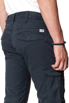 WRANGLER SPODNIE MĘSKIE CARGO PANTS NAVY W15ELL49I