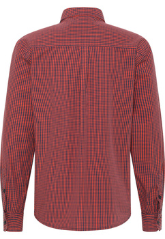 Męska Koszula MUSTANG Chester Gingham Check Orange Navy 1014765 12549