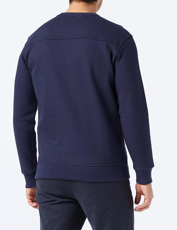 LEE MILITARY PKT SWS MĘSKA BLUZA REGULAR FIT DARK NAVY L80FELNM 112121343