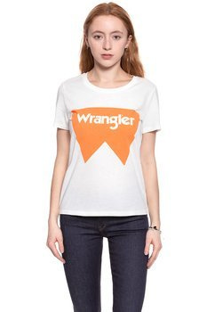 WRANGLER T SHIRT DAMSKI FESTIVAL TEE TANGERINE W7016EVUJ 112130893