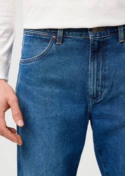 MESKIE SPODNIE WRANGLER LOOSE STRAIGHT RETRO BLUE 112371018