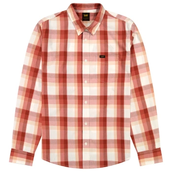 MESKA KOSZULA LEE LEE BUTTON DOWN RED CLAY PLAID 112370545