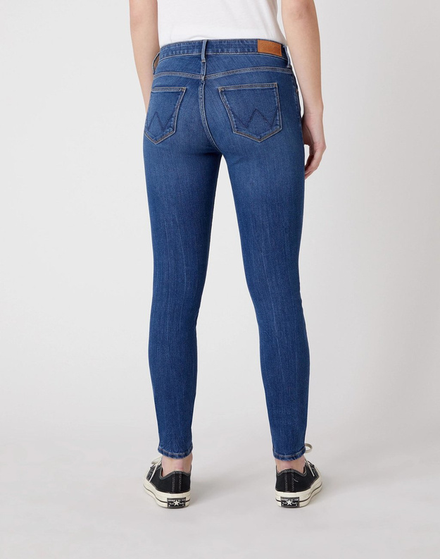 SPODNIE DAMSKIE WRANGLER SKINNY SOFT SKY W28KJB21K 112128278