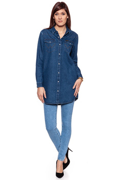 WRANGLER SUPER HIGH SKINNY STONEWASH W27WCZ96V