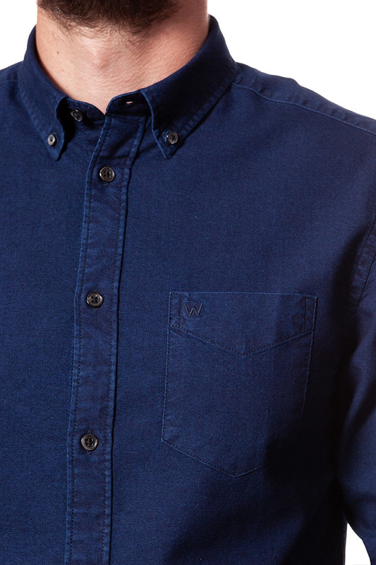 KOSZULA WRANGLER LS 1PKT BUTTON DOWN DARK INDIGO W5874BM1E 112129564