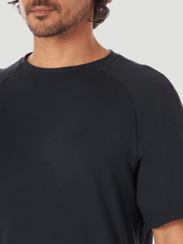 WRANGLER ATG SS PERFORMANCE TEE MĘSKI T-SHIRT KOSZULKA LOGO JET BLACK WA7BDUX6B 112132597