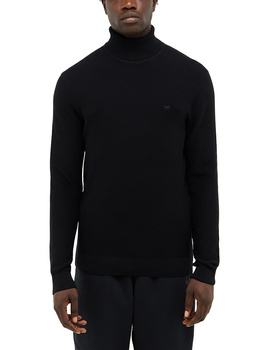 Męski Sweter Mustang Style Elgin Jet Black 1016848 4188