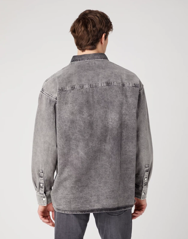 MESKA KOSZULA WRANGLER 1PKT FLAP SHIRT DARKEST SPRUCE 112341170