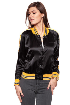 DAMSKA KURTKA PRZEJŚCIOWA WRANGLER SATEEN BOMBER BLACK W4064YF01 112128705