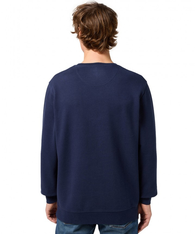 MESKA BLUZA WRANGLER SIGN OFF CREW NAVY 112350534