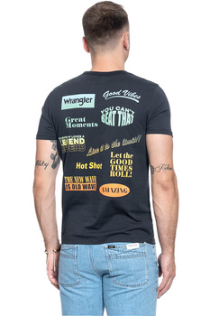 MĘSKI T-SHIRT WRANGLER SS GOOD TIMES TEE BLUE GRAPHITE W7F8FKX15 112131815