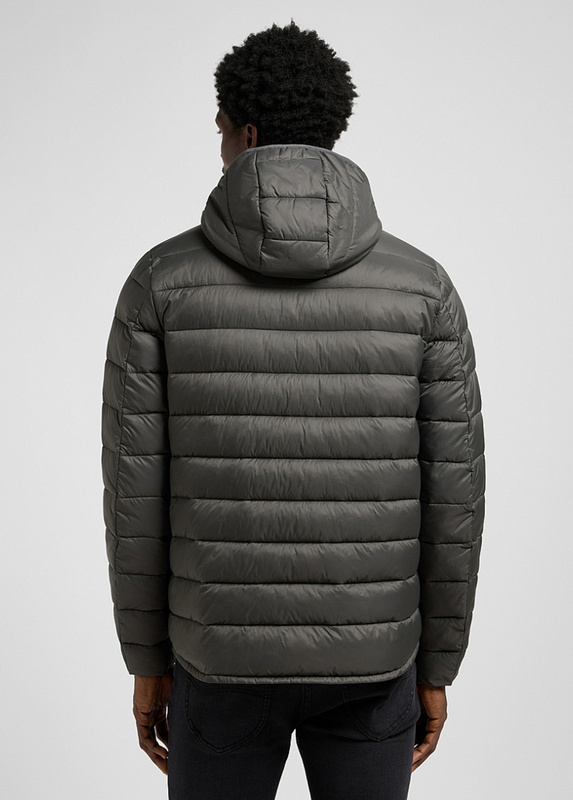 MESKA KURTKA LEE PUFFER JACKET STATIC GRAY 112371658