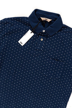 LEE POLKADOT POLO DEEP INDIGO L60UPZPS