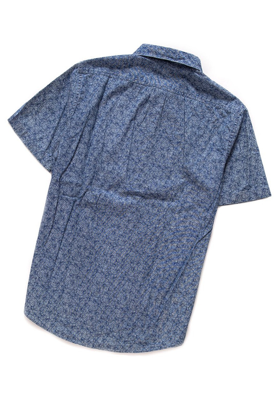 LEE BUTTON DOWN SS DIPPED BLUE L886WALA 112123716