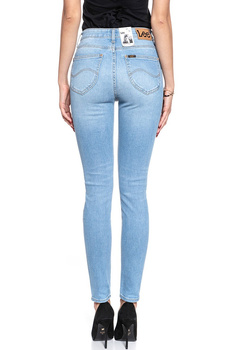 SPODNIE DAMSKIE LEE SCARLETT HIGH BLUE SLASHED L31AROWK 112107008