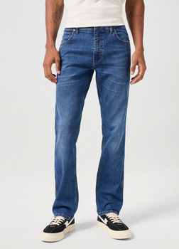 WRANGLER GREENSBORO MĘSKIE SPODNIE JEANSOWE JEANSY DŻINSY DEAN 112350898 W15Q018003