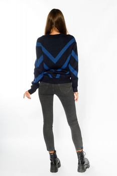 LEE PATTERN KNIT DAMSKI SWETER NIGHT SKY L52PLESJ 112112142