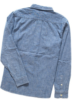 WRANGLER LS WORKWEAR SHIRT LIGHT INDIGO W5A14TB4E 112129963