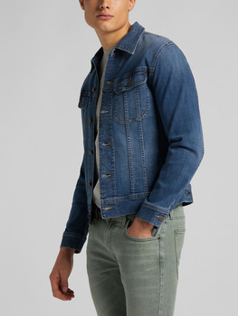 MĘSKA KURTKA JEANSOWA LEE SLIM RIDER MID VISUAL CODY L89RNLQN 112123891