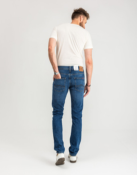 MUSTANG VEGAS SLIM MĘSKIE SPODNIE JEANSOWE JEANSY DŻINSY DENIM BLUE 1015043 5000 702