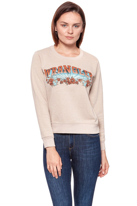 BLUZA WRANGLER DAMSKA BLUZA WRANGLER DAMSKA BEIGE MELE W6077IMWC 112130445