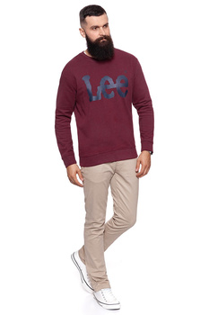 LEE LOGO SWEATSHIRT TAWNY PORT L82UUBDE 112145610