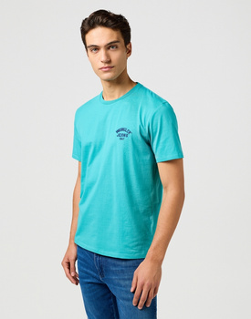 MESKA KOSZULKA WRANGLER SMALL LOGO TEE LATIGO BAY 112362813