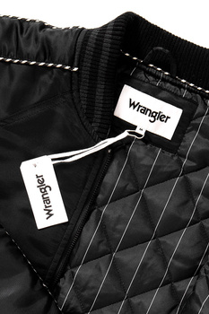 KURTKA ZIMOWA WRANGLER BERNIE BASEBALL BLACK W4703W201 112128982