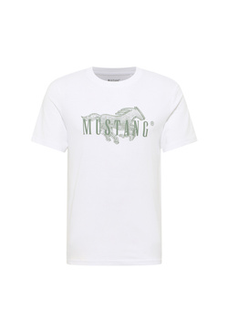 Męski T-Shirt Mustang Style Austin Bright White 1016858 2007