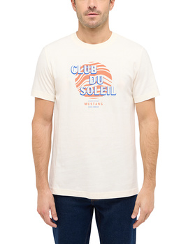 Męski T-Shirt Mustang Style Austin Whisper White 1016278 2013