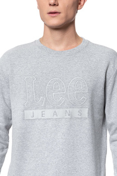 BLUZA LEE VELOURS CREW SWS GREY MELE L81STJMP 112121907