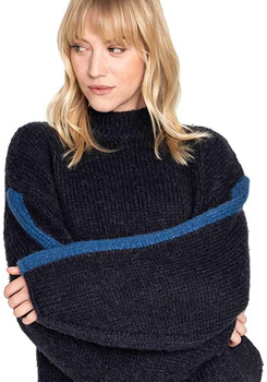 SWETER DAMSKI LEE CHUNKY KNIT MIDNIGHT NAVY L52ZJXMA 112112160