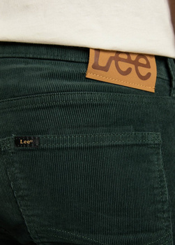 LEE DAREN ZIP FLY MĘSKIE SPODNIE SZTRUKSOWE KELP L707AXIN 112322198