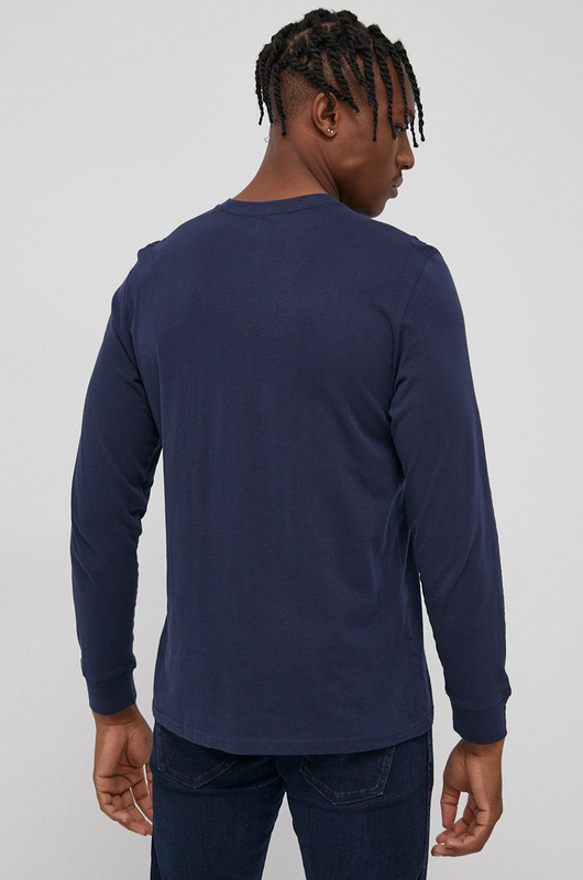 LEE LS BRANDED TEE MĘSKI LONGSLEEVE BRIGHT NAVY L63MJACF 112144214