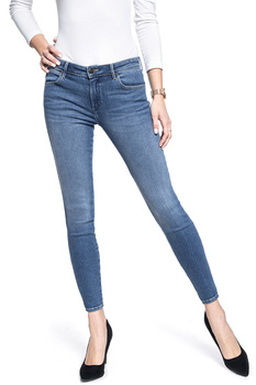 SPODNIE DAMSKIE WRANGLER SKINNY AIR BLUE W28KTX17T 112128337