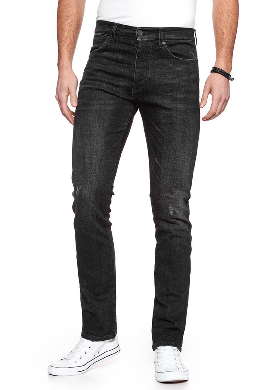 SPODNIE MĘSKIE WRANGLER SPENCER GRUNGE BLACK W16ANK20W 112127233