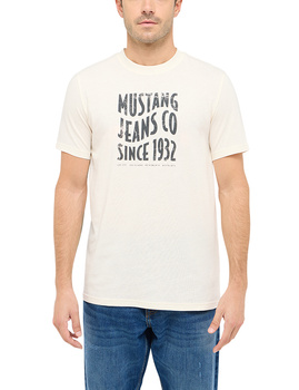 Męski T-Shirt Mustang Style Austin Whisper White 1016272 2013