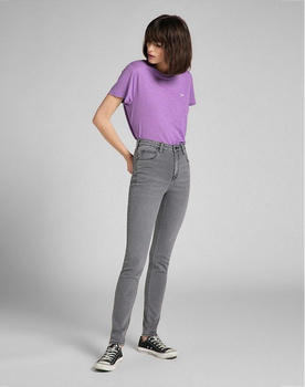 LEE CREW TEE DAMSKI T-SHIRT KOSZULKA LOGO AMETHYST ORCHID L41RENTI 112140047