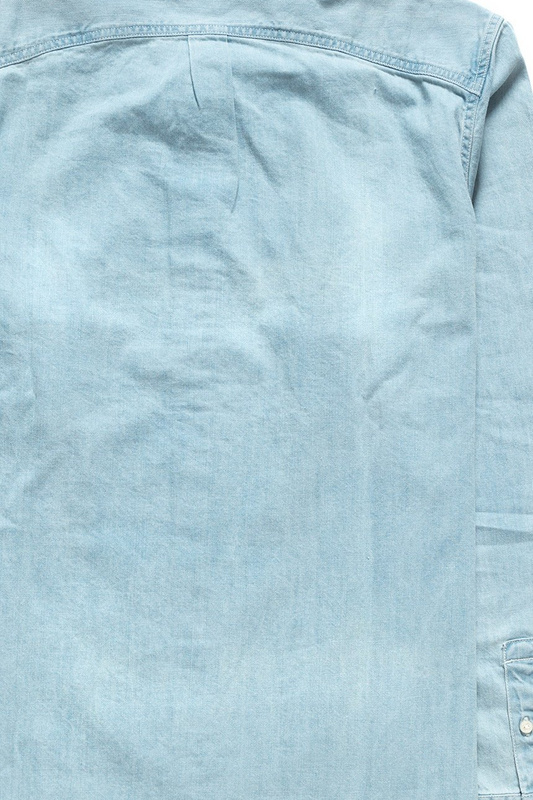 LEE RIVETED SHIRT HEATHER BLUE L66IPLLI 112116452