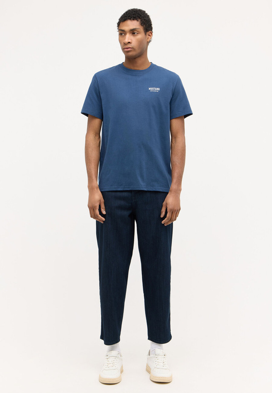 MĘSKA KOSZULKA MUSTANG Austin T-shirt Insignia Blue 1015055 5230