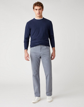 MĘSKI SWETER WRANGLER CREW KNIT NAVY W8P2PD114 112132411