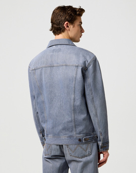 MESKA KURTKA JEANSOWA WRANGLER ANTI FIT JACKET LIGHT ICE 112371446