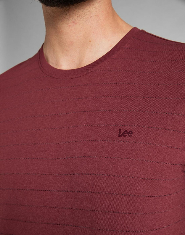 LEE SS REFINED TEE MĘSKI T-SHIRT KOSZULKA REDRUM L60QLEOW 112113482