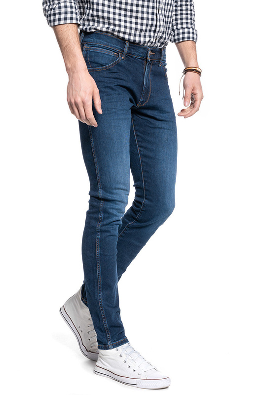 WRANGLER BRYSON MĘSKIE SPODNIE JEANSOWE STATIC BLUE W14XLQ25J 112141173