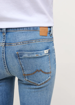 Damskie Spodnie Jeansowe Mustang Style Quincy Skinny Denim Blue 1013600 5000 402