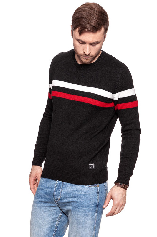 WRANGLER RETRO CREW BLACK W8634P301 112132336