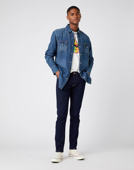 MĘSKI T-SHIRT WRANGLER RAINBOW OFF WHITE W7J9D3737 112141559