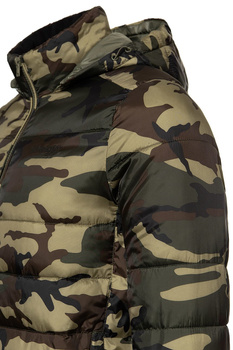 KURTKA ZIMOWA WRANGLER PUFFER JACKET CAMOUFLAGE W4725X4X3 112129014